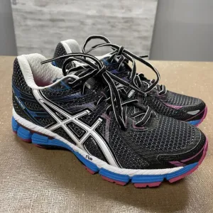 ASICS GT-2000 Black Turquoise Pink T2K7N Running Shoes Women’s Size 5