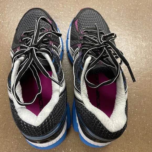 ASICS GT-2000 Black Turquoise Pink T2K7N Running Shoes Women’s Size 5