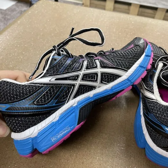ASICS GT-2000 Black Turquoise Pink T2K7N Running Shoes Women’s Size 5
