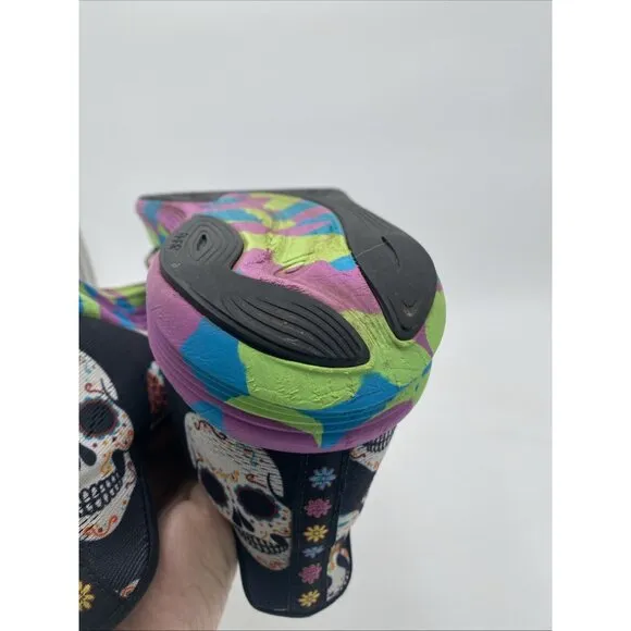 Asics Mens Noosa TRI 15 Day Of The Dead Running Shoes Skulls 1011B811 Size 10.5