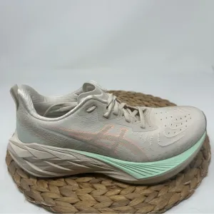 ASICS Novablast 4 Running Shoes Oatmeal Moonrock Size 9.5 Women's