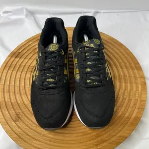 ASICS TIGER women’s GEL SAGA Black/ Gold Fusion Samurai Style Sneakers Size 6.5