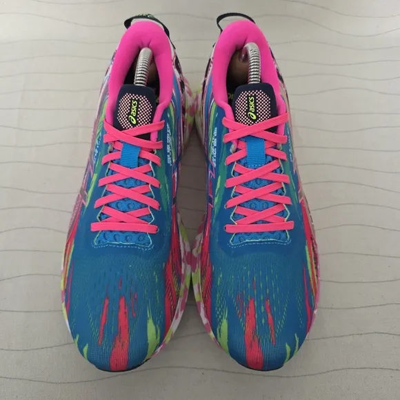 ASICS Womens Noosa Tri 13 Blue Pink Multicolor Running Shoes Sneakers Size 9.5