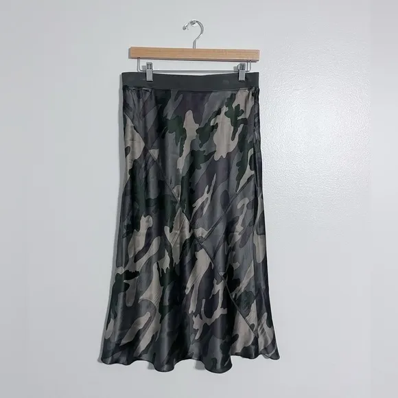 ATM Silk Camouflage Skirt