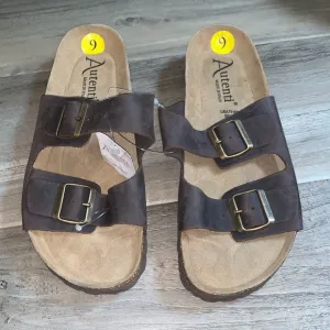 Autenti Made in Spain Genuine Leather Sandals.