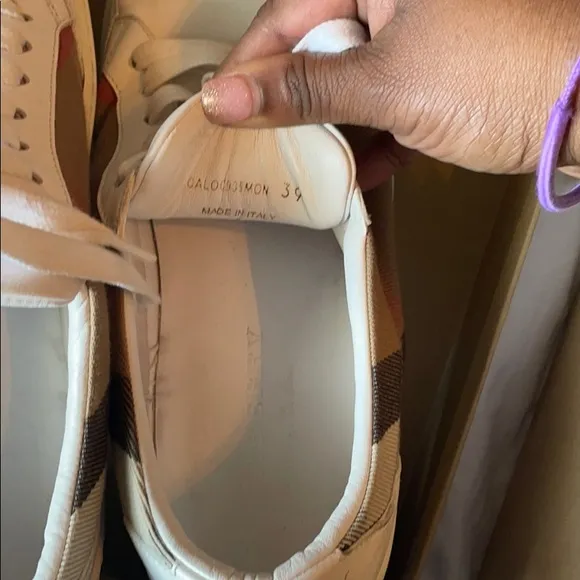Authentic Burberry low top sneakers
