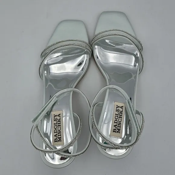 Badgley Mischka Ultra Kitten Heels, Soft Blue Radiance, Women's 6.5
