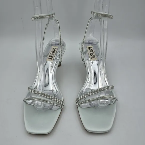 Badgley Mischka Ultra Kitten Heels, Soft Blue Radiance, Women's 6.5