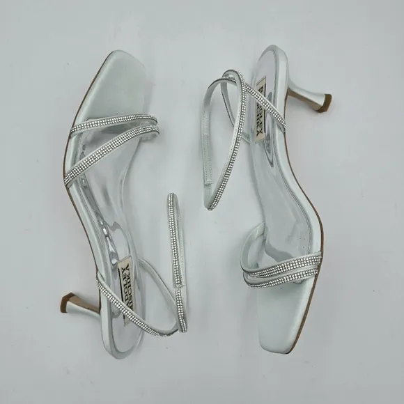 Badgley Mischka Ultra Kitten Heels, Soft Blue Radiance, Women's 6.5