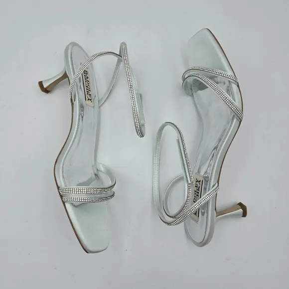 Badgley Mischka Ultra Kitten Heels, Soft Blue Radiance, Women's 6.5