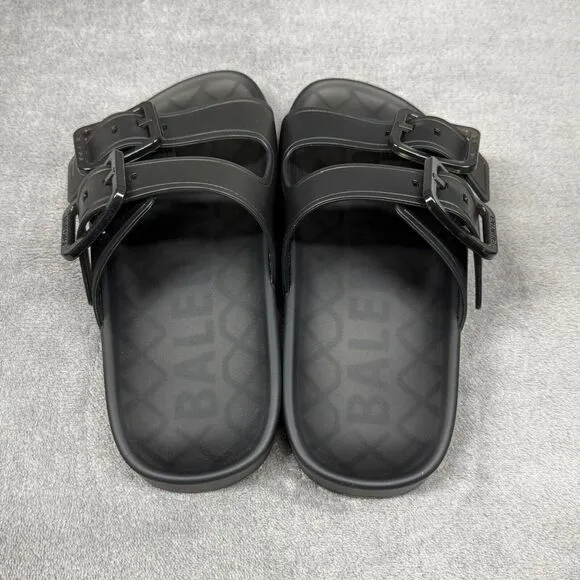 Balenciaga Mallorca Sandal Transparent Plastic Womens EU 35  Black‎ W2DZ1-1000