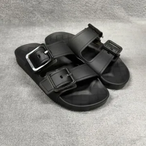 Balenciaga Mallorca Sandal Transparent Plastic Womens EU 35  Black‎ W2DZ1-1000