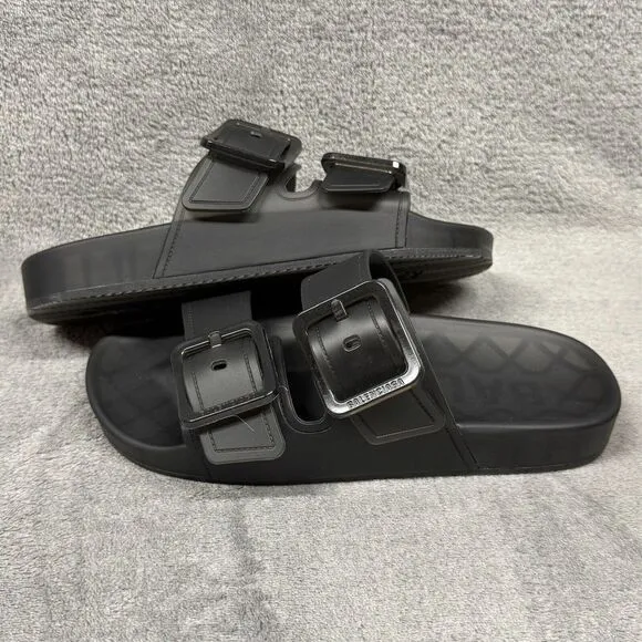 Balenciaga Mallorca Sandal Transparent Plastic Womens EU 35  Black‎ W2DZ1-1000