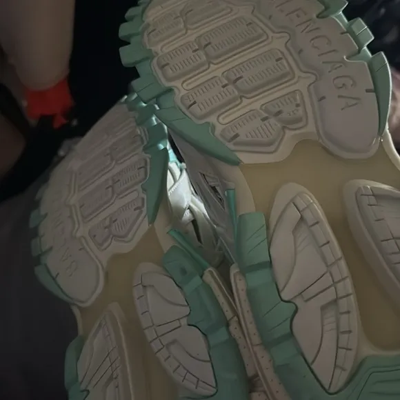 Balenciaga sneakers  White and Teal