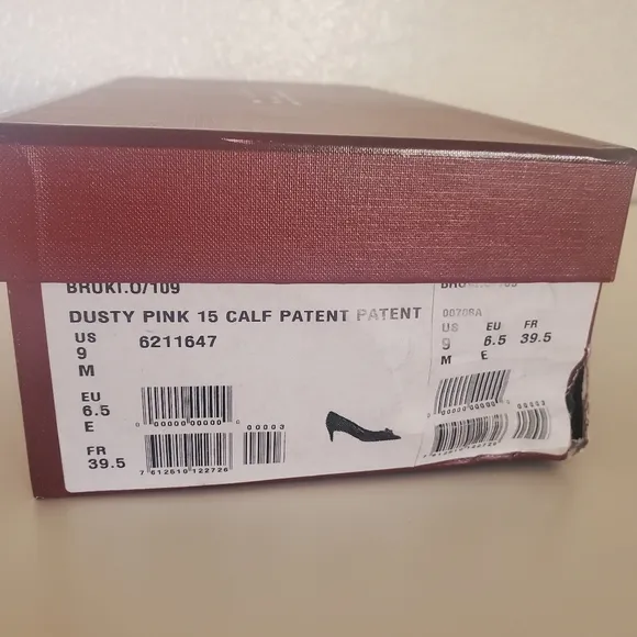 Bally Dusty pink 2&quot; pointy heels