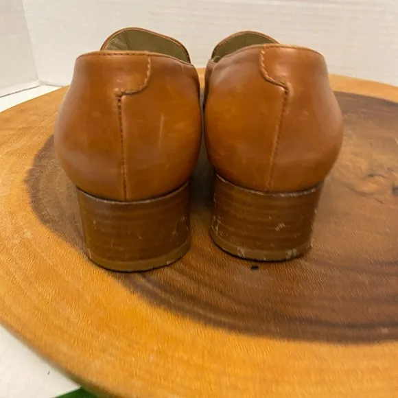 BALLY Heeled leather Loafers Vintage Classic Loafers