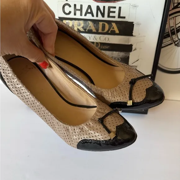 Bally Perforated Leather Women's Heels