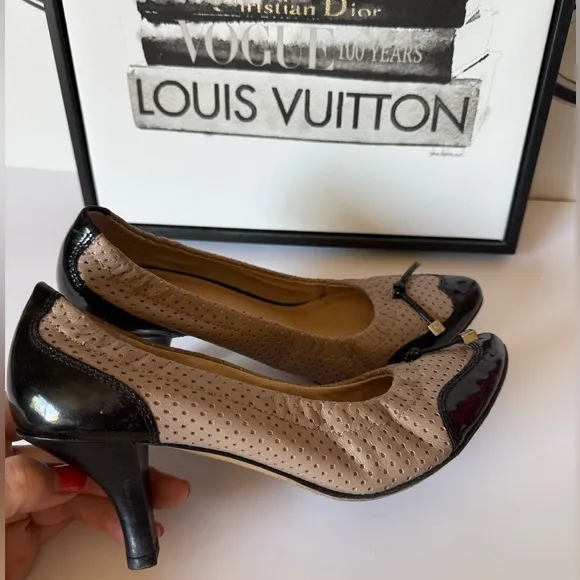 Bally Perforated Leather Women's Heels