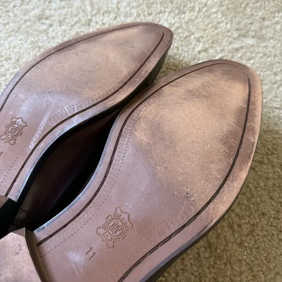 Banana Republic Italian Leather Single Monk Strap Dress Shoes.