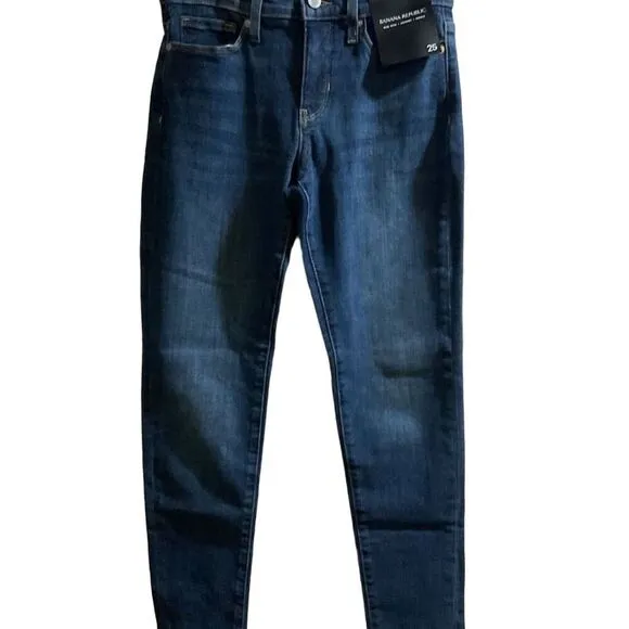 Banana Republic Women's Skinny Jeans Dark Wash Blue Size 25 Denim Zip Fl…​