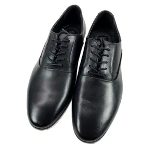 Bar III Warner Black Leather Upper Plain Toe Oxford Casual Dress Shoes Mens 8.5M