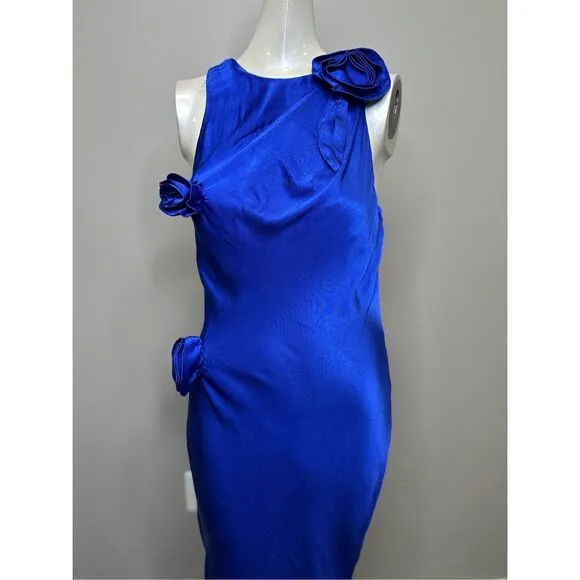 Bardot Reese Midi Dress in Cobalt Size S $224