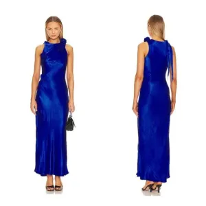 Bardot Reese Midi Dress in Cobalt Size S $224