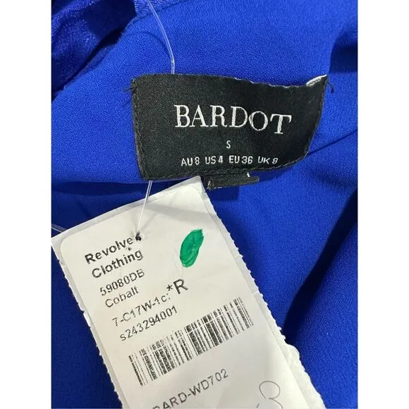 Bardot Reese Midi Dress in Cobalt Size S $224