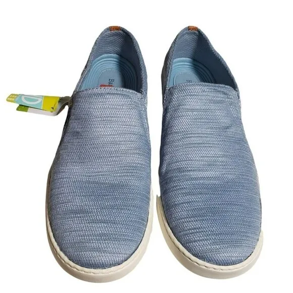 Baretraps Yadier Blue Slip On Flat Closed Round Toe Sneakers Sz 8.5