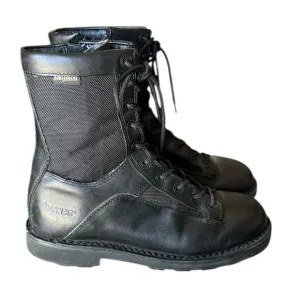 Bates Durashocks 8” Lace To-Toe Side Zip Tactical Boot Black E03140 Size 9 EUC