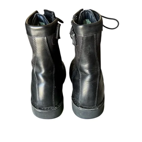 Bates Durashocks 8” Lace To-Toe Side Zip Tactical Boot Black E03140 Size 9 EUC