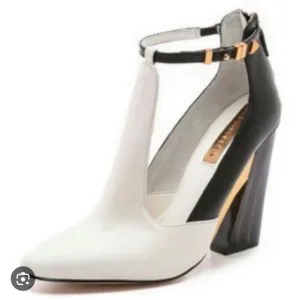 bcbgmaxazria black and white and gold heels shoes bcbg shoes high heels