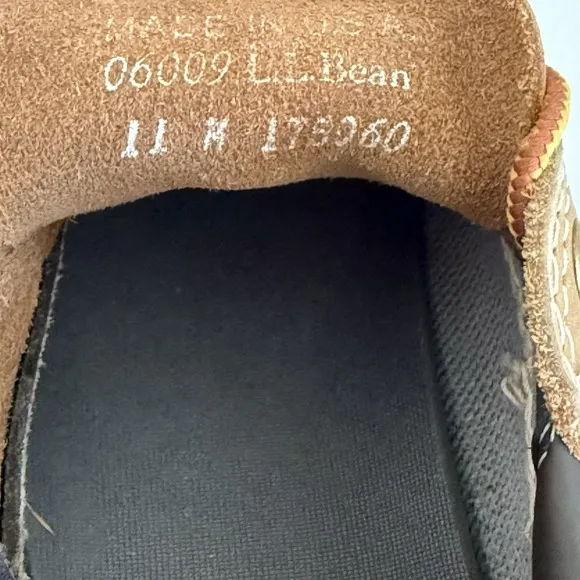 Bean Boots By L.L. Bean Mens 11 M Multicolored Leather Rubber Duck Boots Lace Up