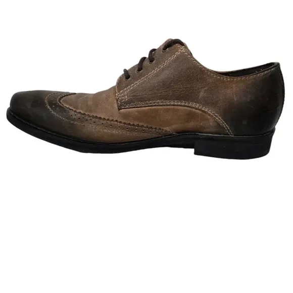 Bed Stu Distressed Brown Leather Oxford Dress Shoes 9.5