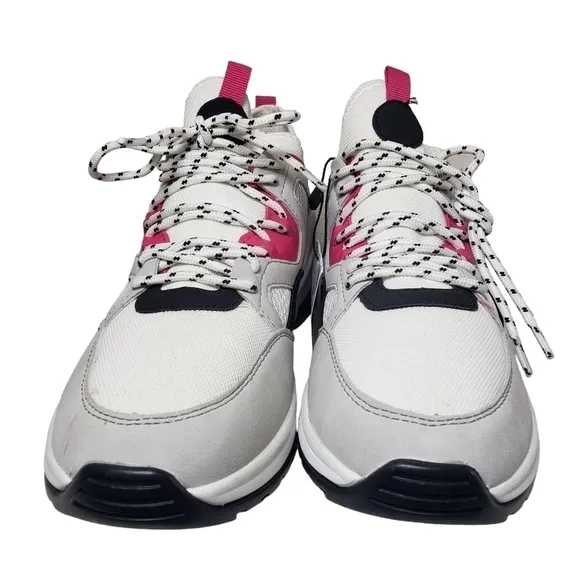 Bershka Light Gray Lace Up Sneakers  Sz EUR 40/USA 9