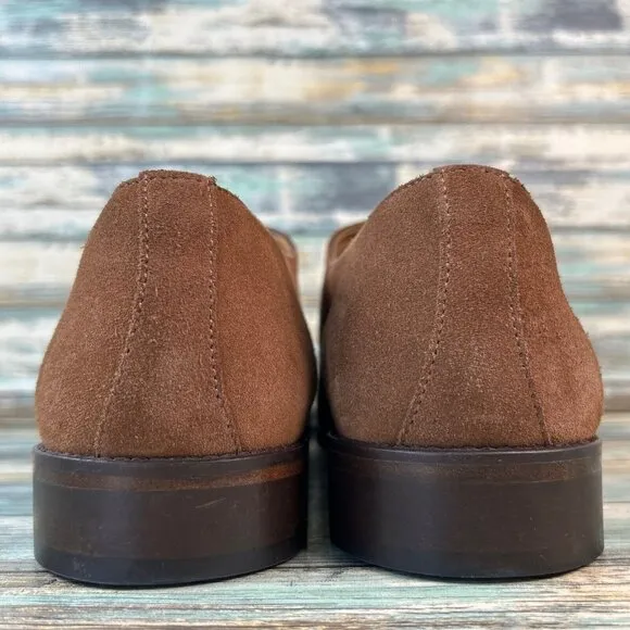 Bexley Peter Oxford Dress Shoes Mens 13/47 Brown Suede Plain Toe All Leather