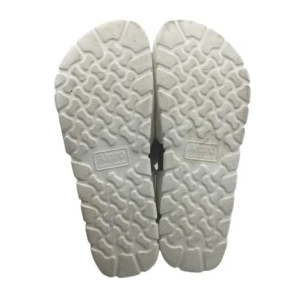 Birkenstock ALPRO White Leather Mary Jane Clog Sandals Made in Germany L 11-M 9