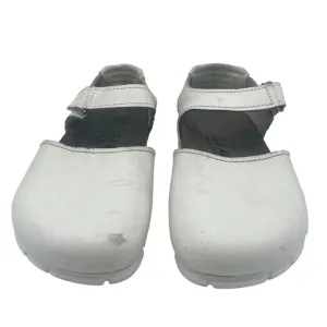 Birkenstock ALPRO White Leather Mary Jane Clog Sandals Made in Germany L 11-M 9