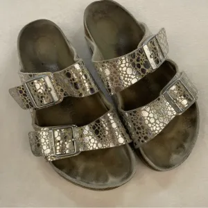 Birkenstock Arizona Metallic Spotted Stones