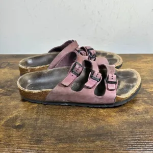 Birkenstock Arizona Pink Purple Shoes Sandals Women's‎ Size 7