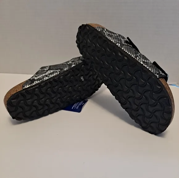 Birkenstock Arizona Snakeskin Pattern Sandals Size EU 38