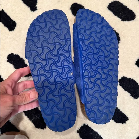 Birkenstock Arizona suede sandal ultra blue genuine suede women’s size 38