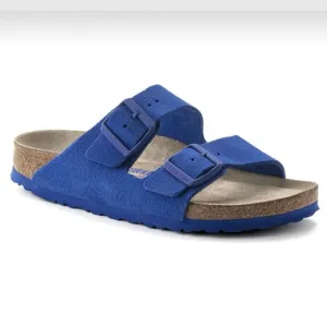 Birkenstock Arizona suede sandal ultra blue genuine suede women’s size 38