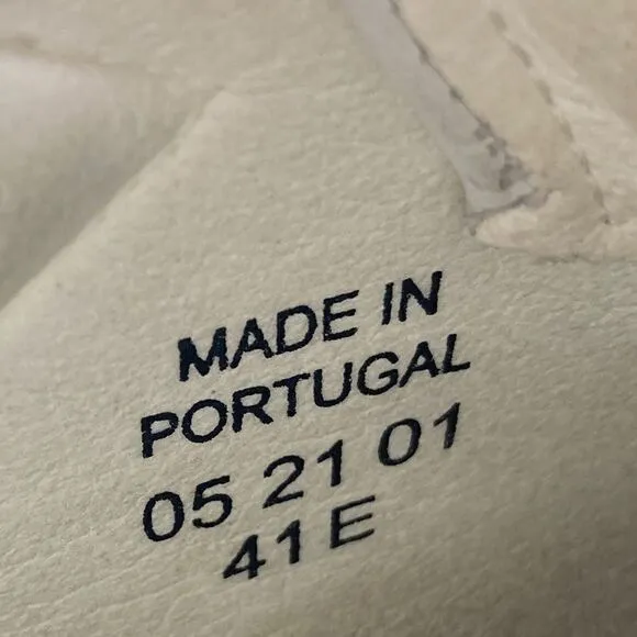 Birkenstock Bend Low White Leather Unisex Sneakers Size 41E/265mm Portugal