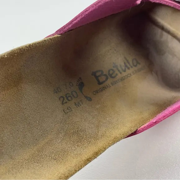Birkenstock Betula Vegan Arizona Hot Pink Sandals Women’s Size 9 Men’s 7