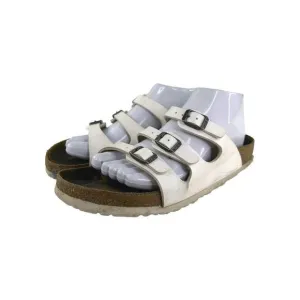 Birkenstock Birkis Florida 3 Straps sandals US 9 Ladies White Buckles Shoes