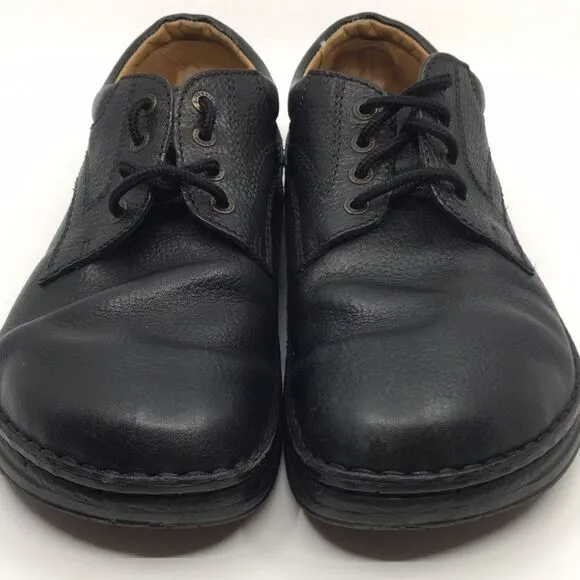 Birkenstock Black Leather Oxford Lace Up Shoes EU 43 Men’s size 10-10 1/2.