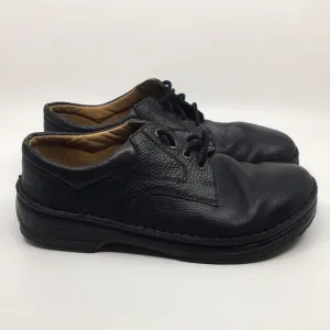 Birkenstock Black Leather Oxford Lace Up Shoes EU 43 Men’s size 10-10 1/2.