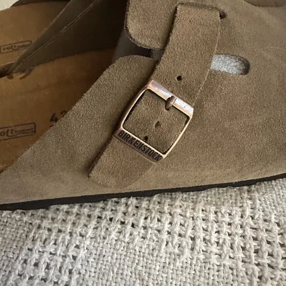 Birkenstock Brown and Tan Sandals