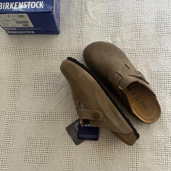 Birkenstock Brown and Tan Sandals